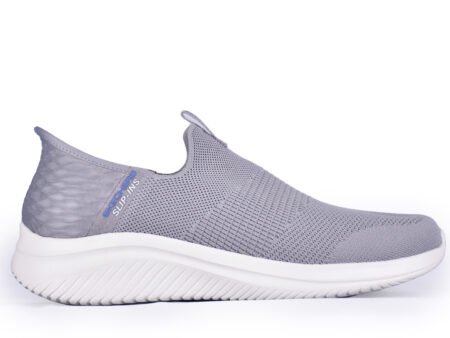232450-GRY, Men Original Skechers Sneakers with Slip into Skechers Slip-ins