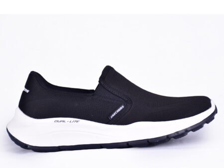 232516-BKW, Men Original Skechers Sneakers with Casual Comfort and Relaxed Fit