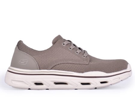 204754-KHK, Men Original Skechers Sneakers with Ultimate Comfort and Goga Mat Bliss