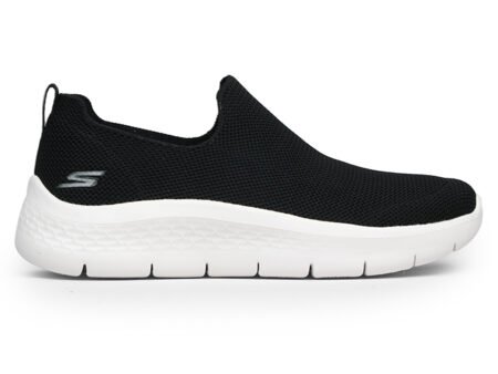 124973-BKW, SKECHERS Go Walk Flex Women Air Cooled Goga Mat