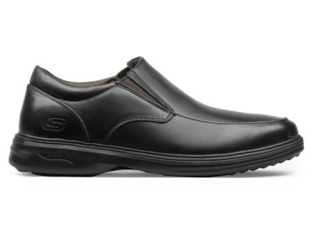 204739-DKBR,Skechers Men,Arch Fit Ogden ‘Zen – Black