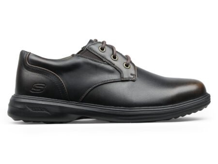 204740-DKBR,Skechers Men SKECHERS USA Arch Fit Ogden Shoes