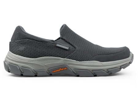 204738-BLK,Skechers Men, Relaxed Fit